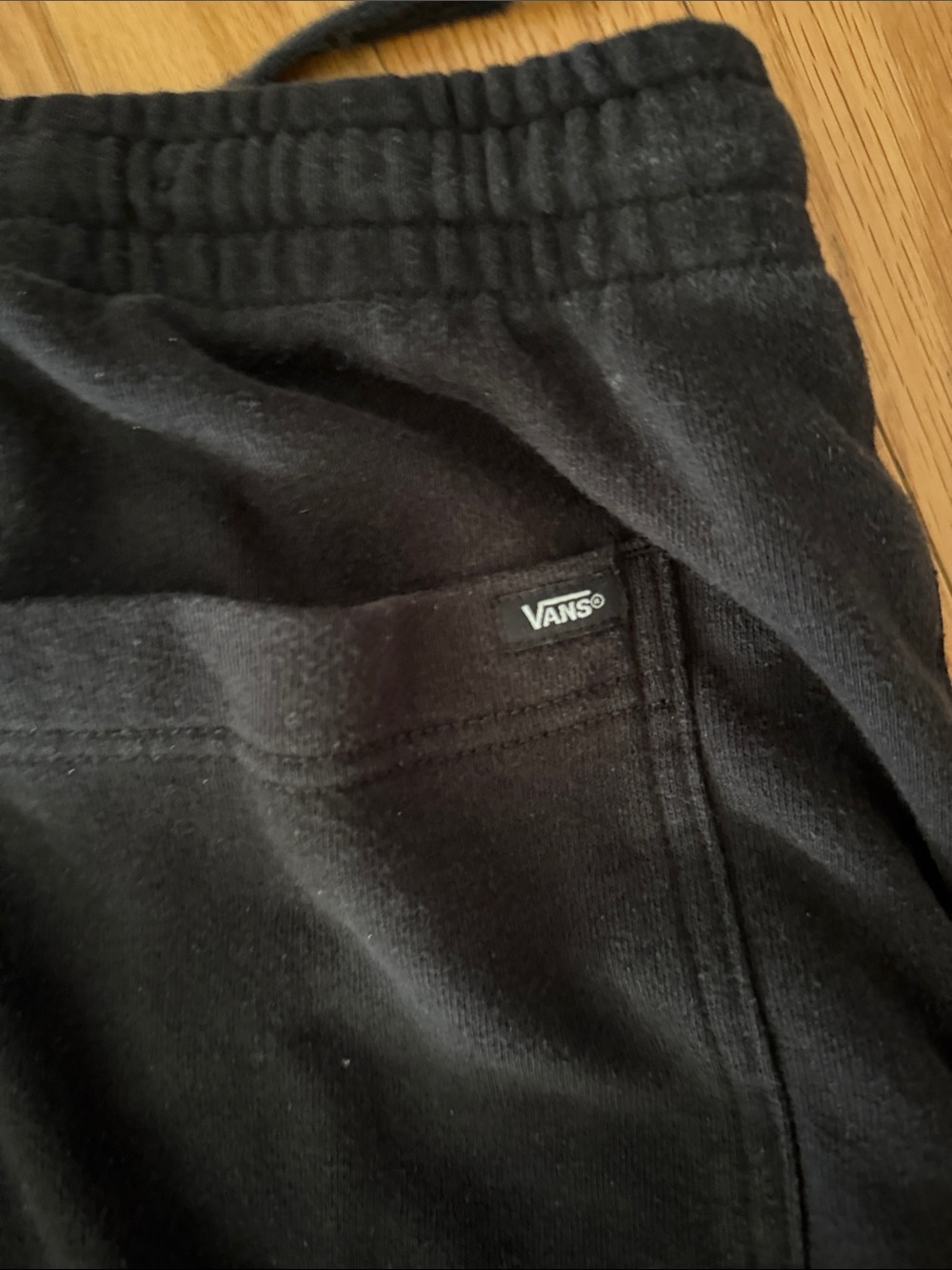 Vans Black Elastic Waist Shorts - Picture 6 of 6